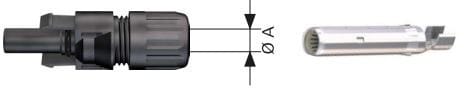 STAEUBLI - MC4 Buchse 10mm2, VPE10