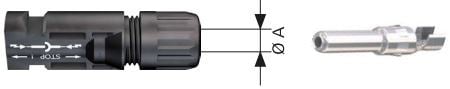 STAEUBLI - MC4 Stecker 10mm2, VPE10