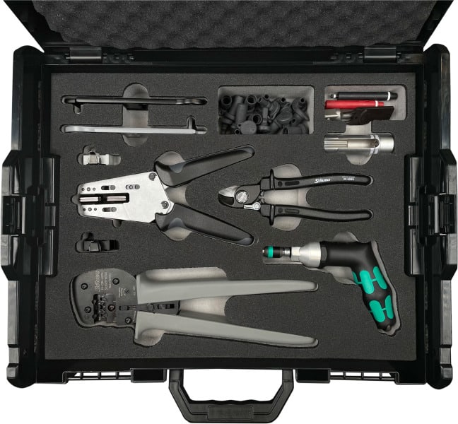 STAEUBLI - Werkzeugkoffer SET für MC4 und MC4-Evo 2