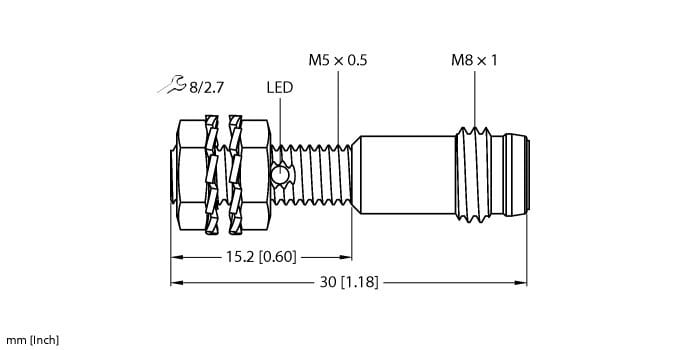 TURCK - Induktiver Sensor, Standard