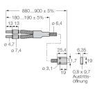 TURCK - Glas-Lichtleiter, Gabelleiter