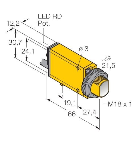 TURCK - Opto-Sensor, Winkellichttaster, FM12ATEX0094X
