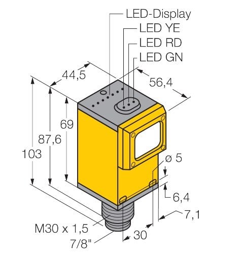 TURCK - Opto-Sensor, Reflexionslichtschranke