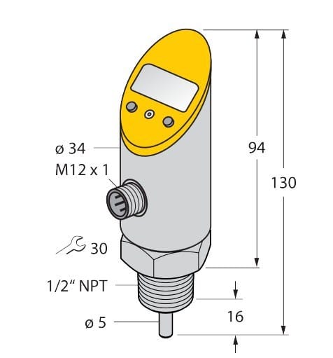 TURCK - Temperaturerfassung, mit Stromausgang und einem Transistorsc