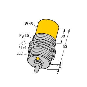 TURCK - Induktiver Sensor, Standard