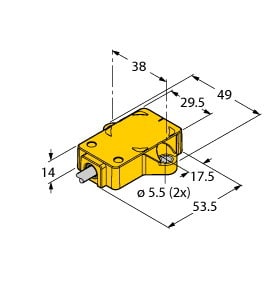 TURCK - Induktiver Winkelsensor, mit Analogausgang, Premium-Line