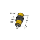 TURCK - Induktiver Sensor, mit erweitertem Temperaturbereich, Standa