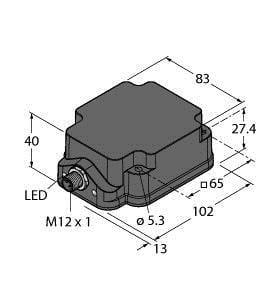 TURCK - Induktiver Sensor, für harte Umgebungsbedingungen,
