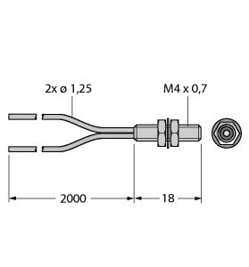 TURCK - Kunststoff-Lichtleiter, Gabelleiter
