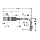 TURCK - Glas-Lichtleiter, Gabelleiter
