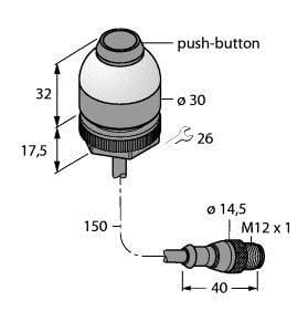 TURCK - Pick-to-Light, Bestückungssensor, Drucktaster für Kommission