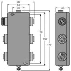 TURCK - PROFIBUS-PA, IP67-Verteilerbaustein, vierkanalig, PTB 03 ATE