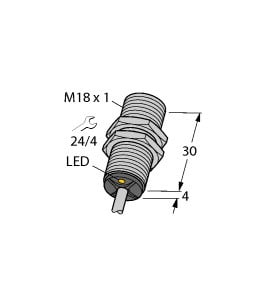 TURCK - Induktiver Sensor, mit erweitertem Temperaturbereich, Standa