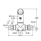 TURCK - Differenzdrucksensor, mit Stromausgang und einem Transistors