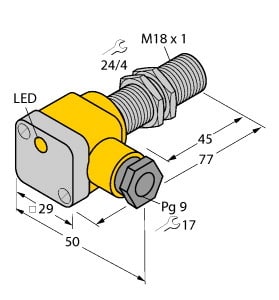 TURCK - Induktiver Sensor, Standard