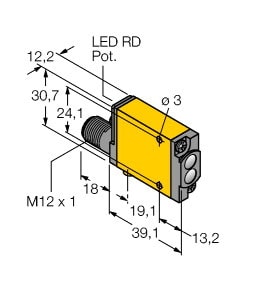TURCK - Opto-Sensor, Reflexionslichttaster