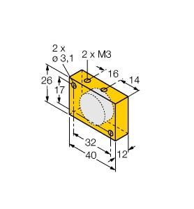 TURCK - Zubehör, Dauermagnet