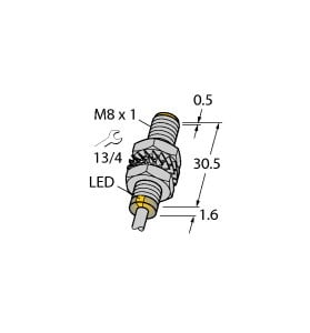TURCK - Induktiver Sensor, mit erhöhtem Schaltabstand, Standard