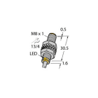 TURCK - Induktiver Sensor, mit erhöhtem Schaltabstand, Standard