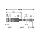 TURCK - Glas-Lichtleiter, Gabelleiter