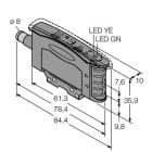 TURCK - Opto-Sensor, Lichtleiter-Sensor für Kunststofflichtleiter