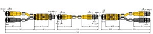 TURCK - Industrieller Verteiler für Safety Anwendungen, Y-Verteiler