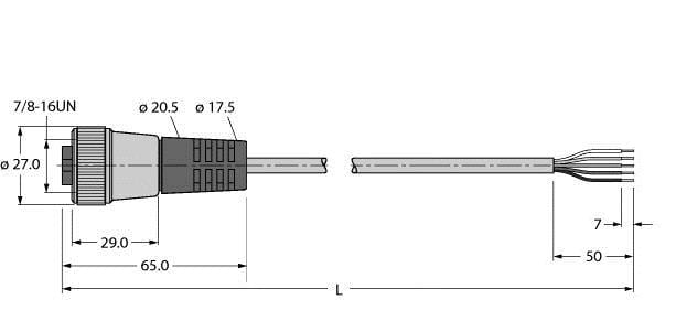 TURCK - Busleitung für CAN (DeviceNet™, CANopen), TPU-Kabelmantel