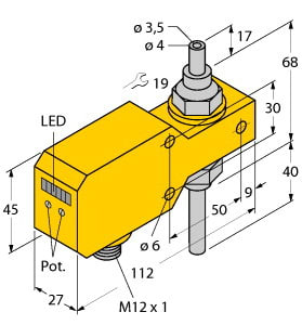 TURCK - Strömungsüberwachung, Inline-Sensor mit integrierter Auswert