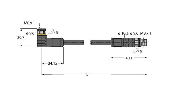 TURCK - Aktuator- und Sensorleitung / PVC, Verbindungsleitung