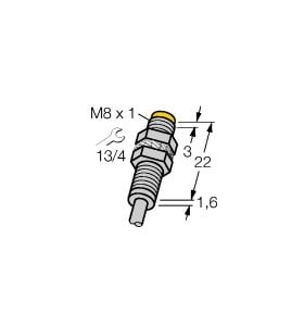 TURCK - Induktiver Sensor, Standard, KEMA 02 ATEX 1090X