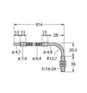 TURCK - Glas-Lichtleiter, Einzelleiter