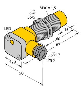 TURCK - Induktiver Sensor, Standard