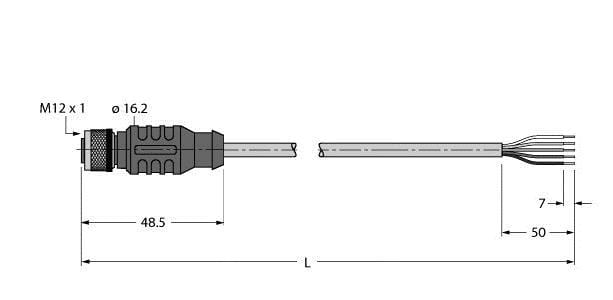 TURCK - Busleitung für CAN (DeviceNet™, CANopen), PVC-Kabelmantel, T