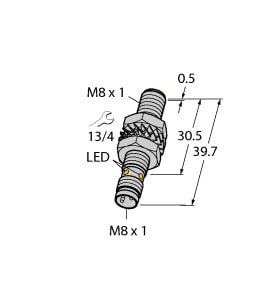 TURCK - Induktiver Sensor, mit erhöhtem Schaltabstand, Standard