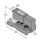 TURCK - Gateway für das BL67 I/O-System, Interface für PROFIBUS-DP (