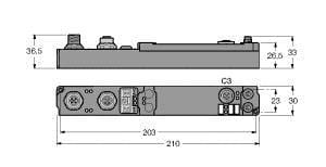 TURCK - piconet® Stand-alone-Modul für PROFIBUS-DP, 1-kanalige serie