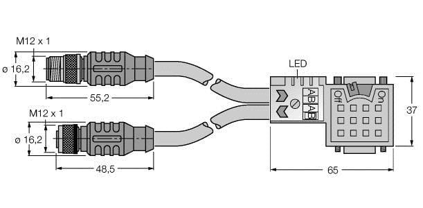 TURCK - PROFIBUS-Leitung, PUR-Kabelmantel
