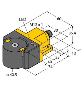 TURCK - Induktiver Winkelsensor, mit Analogausgang, Premium-Line