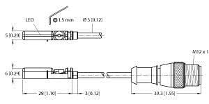 TURCK - Magnetfeldsensor, für Pneumatikzylinder