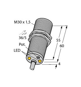TURCK - Induktiver Sensor, Drehzahlwächter, Standard