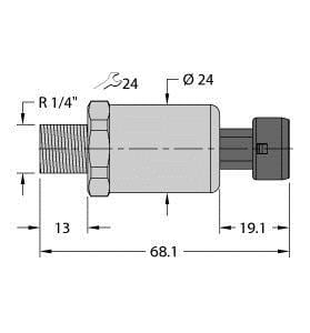TURCK - Drucktransmitter, mit Stromausgang (2-Leiter)