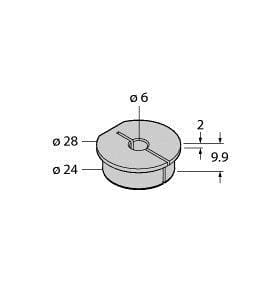 TURCK - Zubehör, Reduzierhülse, für Drehgeber RI-QR24