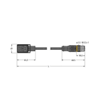 TURCK - Ventilsteckverbinder Bauform BI, Verbindungsleitung