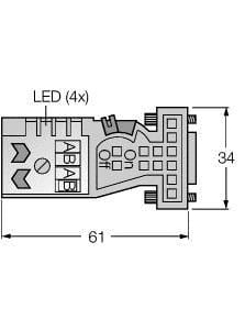TURCK - Sub-D Steckverbinder, Konfektionierbarer Stecker, gerade