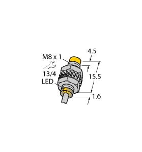TURCK - Induktiver Sensor, mit erhöhtem Schaltabstand, Standard
