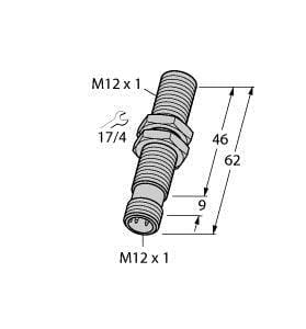 TURCK - Induktiver Sensor, mit Analogausgang, Standard