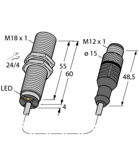 TURCK - Induktiver Sensor, uprox®+