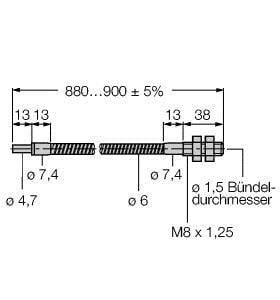 TURCK - Glas-Lichtleiter, Einzelleiter