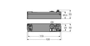 TURCK - piconet® Erweiterungsmodul für IP-Link, 1-kanalige serielle