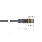 TURCK - Ventilsteckverbinder Bauform A, Verbindungsleitung
